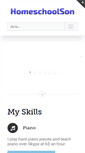 Mobile Screenshot of homeschoolson.com